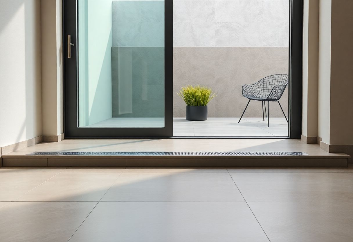 Carreler le seuil d'une baie vitrée : guide étape par étape