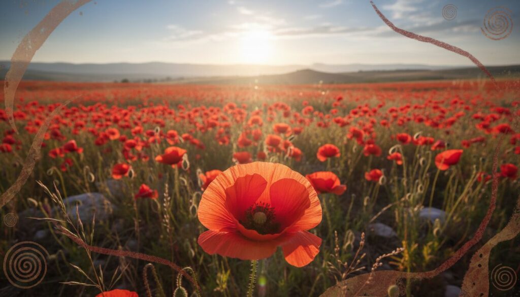 coquelicot symbole spirituel