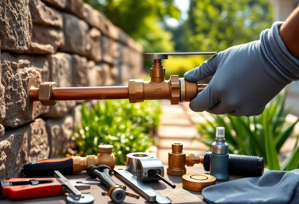 Comment remplacer un robinet autoperceur sans fuite ?