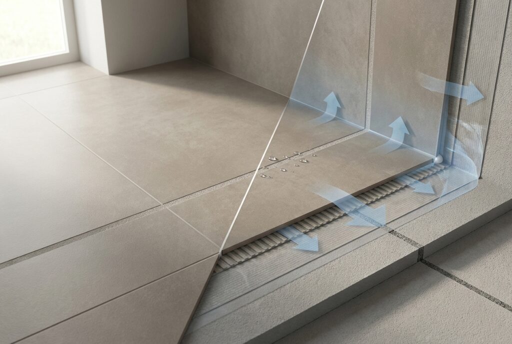 Peut-on marcher sur du carrelage sans joint ?