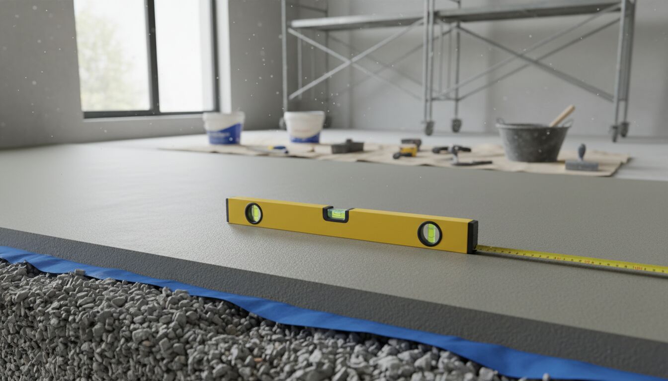 Découvrez le dosage idéal pour réussir une chape de 5 cm, avec des conseils précis pour un mélange parfait assurant solidité et durabilité.