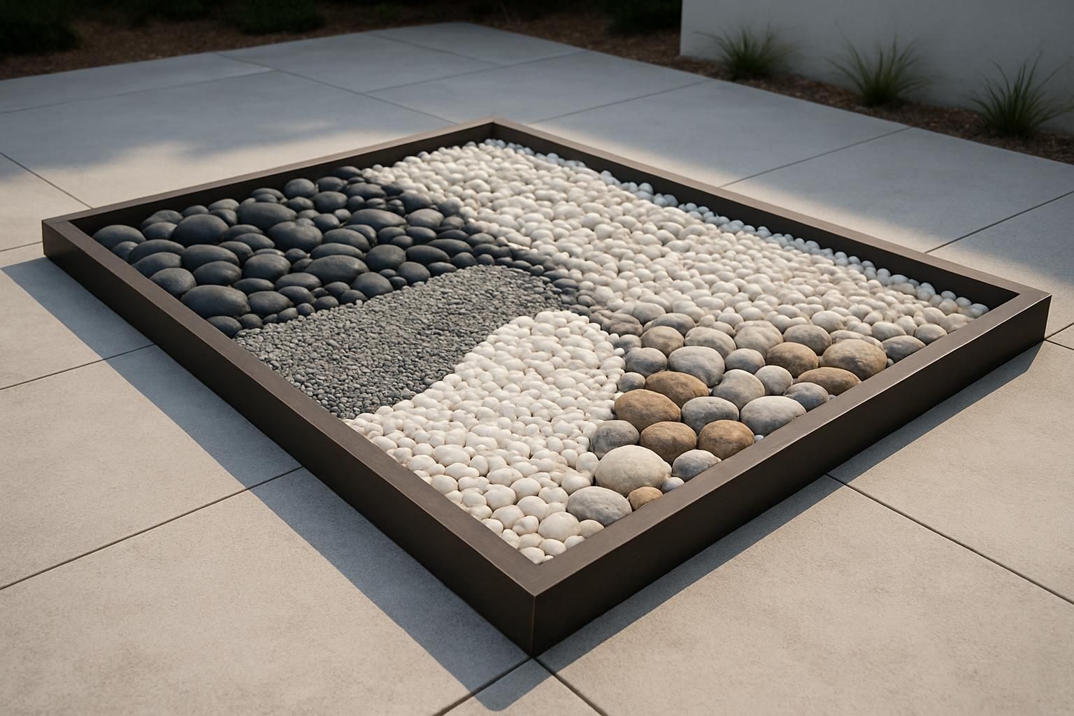 Découvrez comment créer un parterre moderne en cailloux, esthétique et sans entretien, pour un jardin élégant et facile à vivre toute l'année.