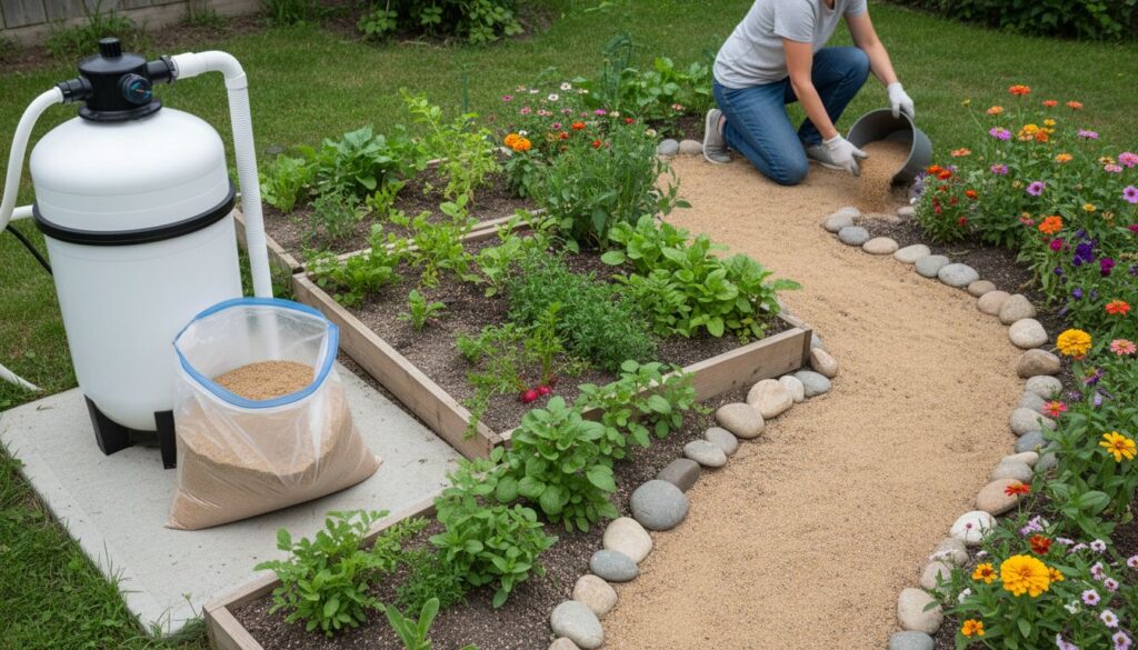 Découvrez comment recycler ou éliminer efficacement le sable usagé de votre filtre de piscine pour préserver l'environnement et maintenir la qualité de votre eau.