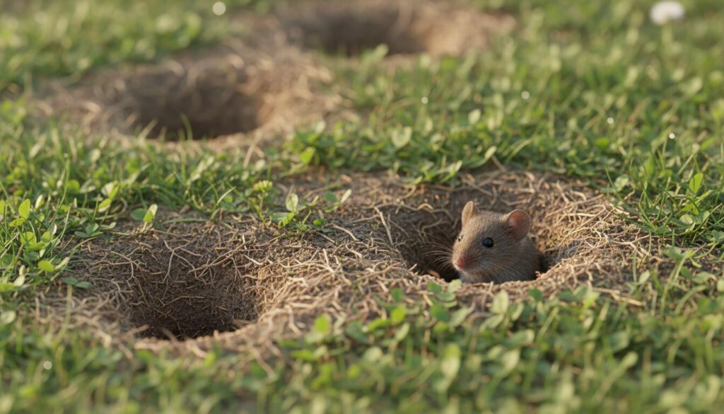 Découvrez comment identifier les trous de mulots dans votre jardin et les méthodes efficaces pour les contrôler et protéger vos plantations.