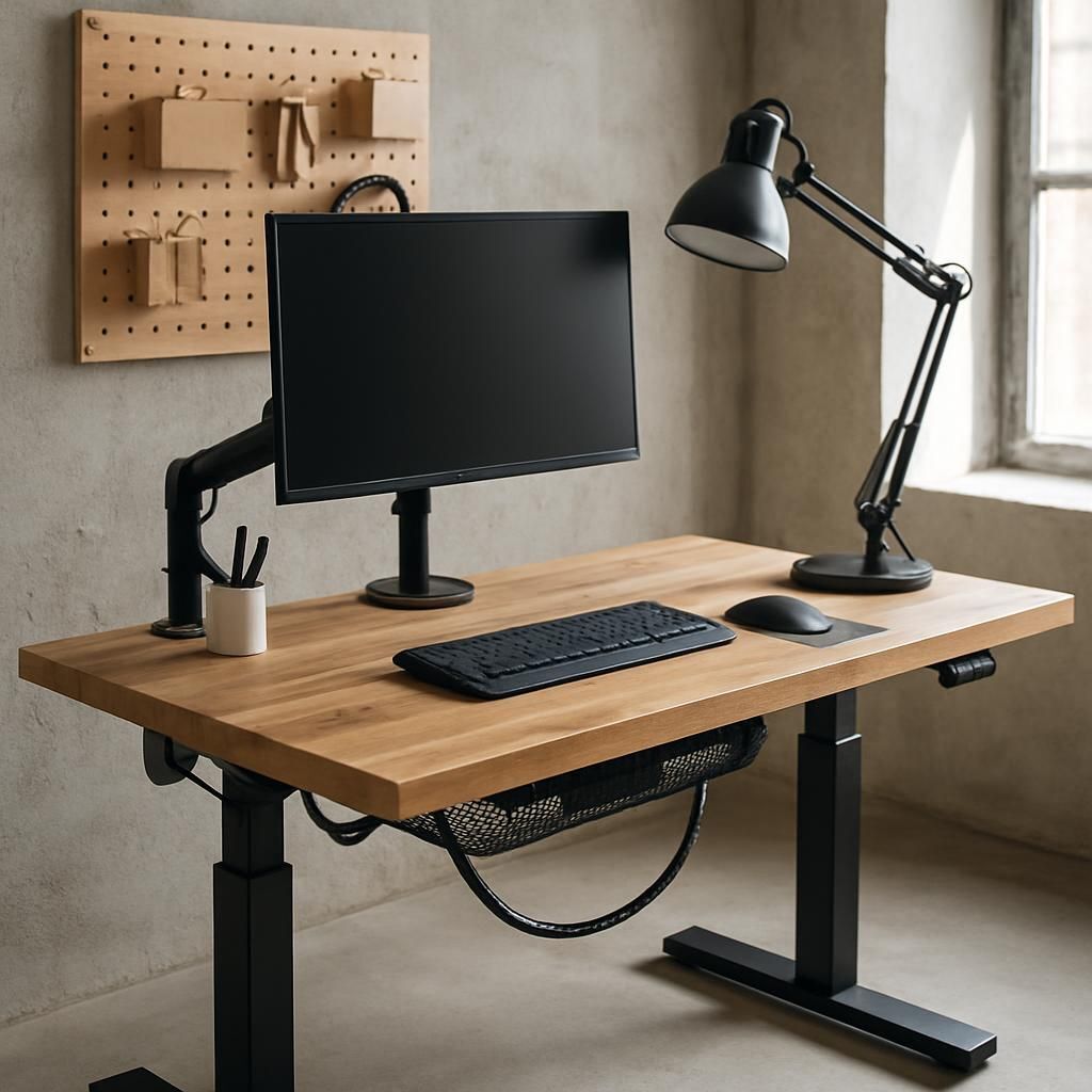 Découvrez comment fabriquer facilement un bureau électrique assis-debout grâce à notre guide DIY complet. Améliorez votre confort et votre productivité avec un meuble adaptable à vos besoins.