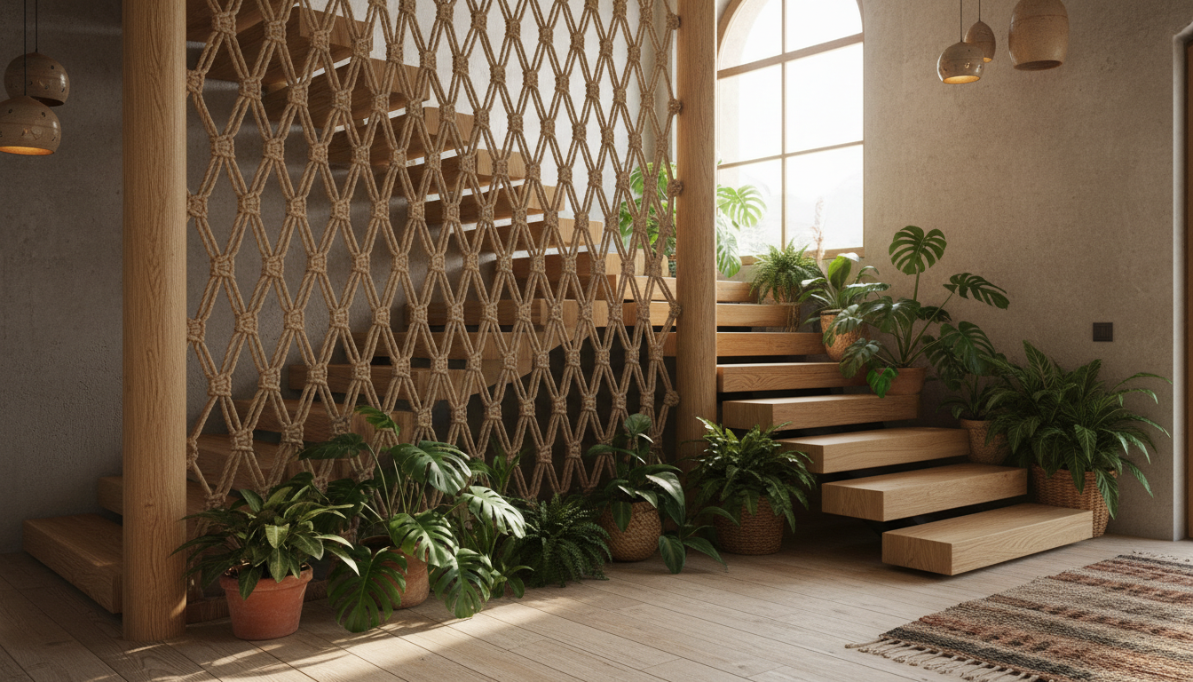 découvrez comment fabriquer un garde-corps d'escalier en corde solide et esthétique grâce à notre guide étape par étape facile à suivre.