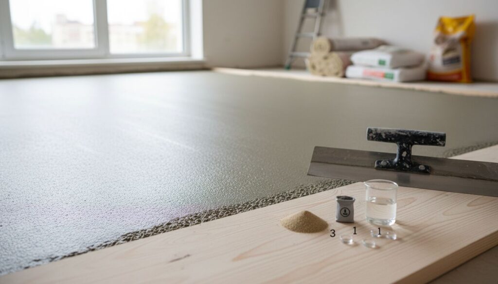 Découvrez comment réaliser le dosage idéal pour une chape de 2 cm d'épaisseur afin d'assurer une surface solide et durable pour vos travaux de construction ou de rénovation.