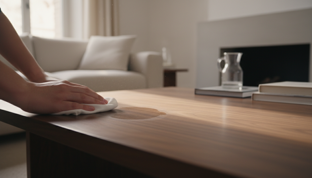 découvrez des astuces efficaces pour enlever les vieilles taches d'eau sur un meuble ciré et redonnez-lui son éclat d'origine facilement.