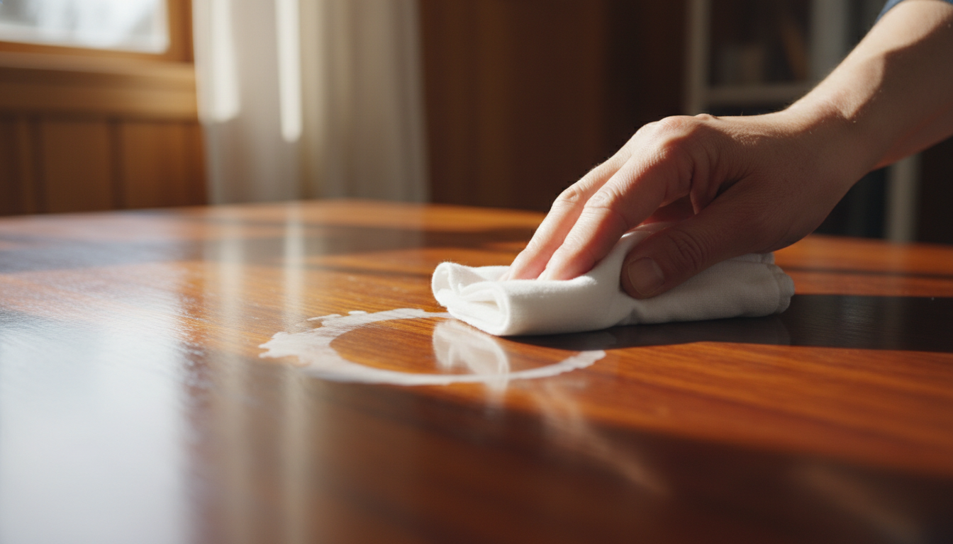 découvrez des astuces efficaces pour éliminer les vieilles taches d'eau sur un meuble ciré et redonner éclat et beauté à votre mobilier.