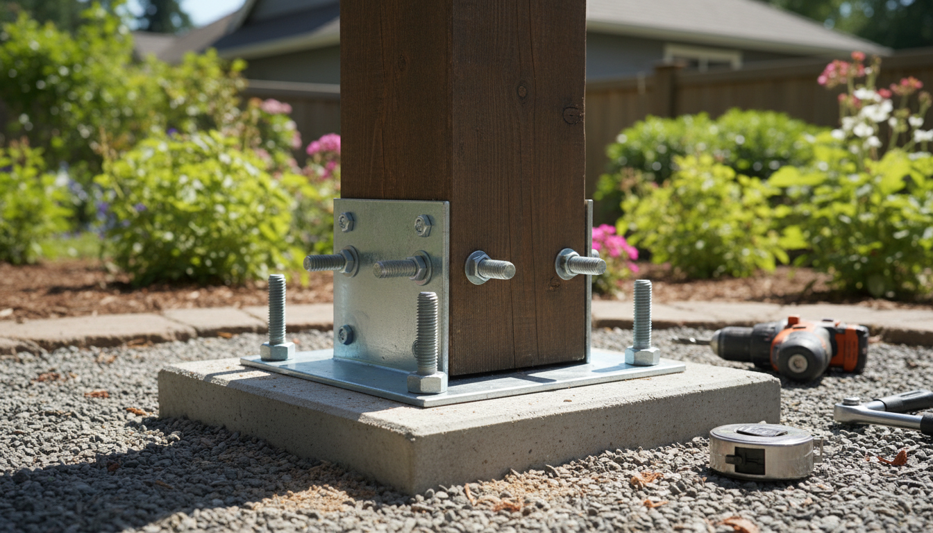 découvrez comment fixer facilement une pergola sur un plot en béton grâce à notre guide étape par étape, pour une installation solide et durable.