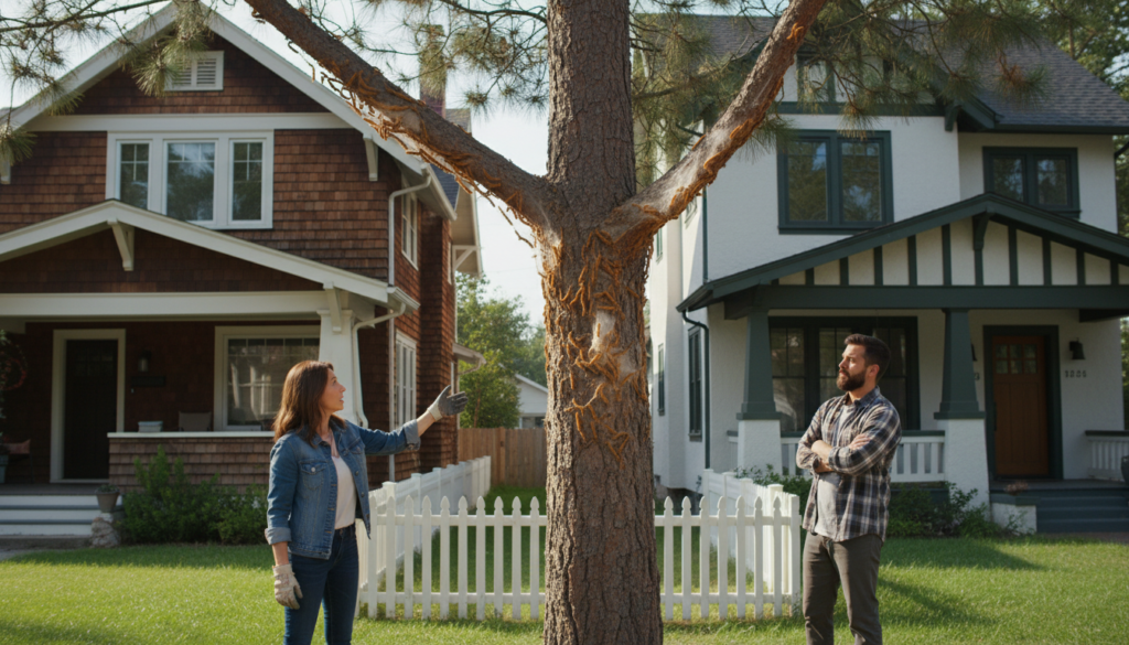 découvrez qui est responsable de la présence des chenilles processionnaires chez votre voisin et quelles sont les démarches pour prévenir et gérer ce problème.