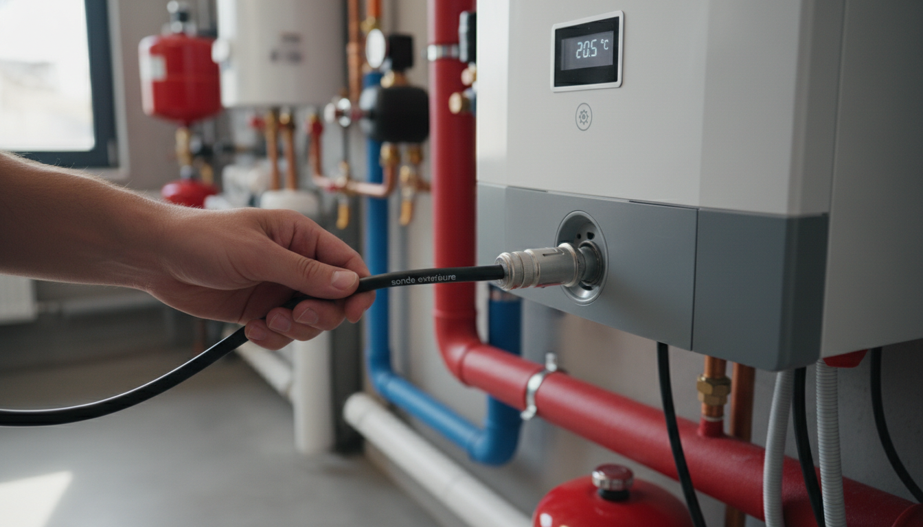 découvrez comment désactiver facilement la sonde extérieure de votre chaudière pour optimiser son fonctionnement selon vos besoins.