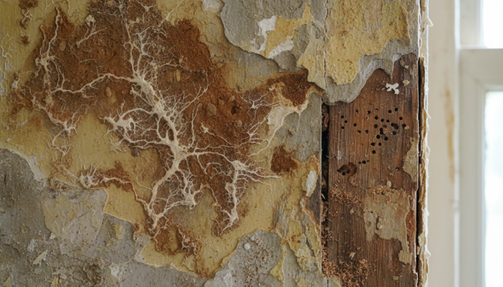 découvrez comment identifier les taches marron sur vos murs : s'agit-il de mérule, un champignon dangereux, ou d'insectes ? conseils et solutions pour protéger votre habitation.