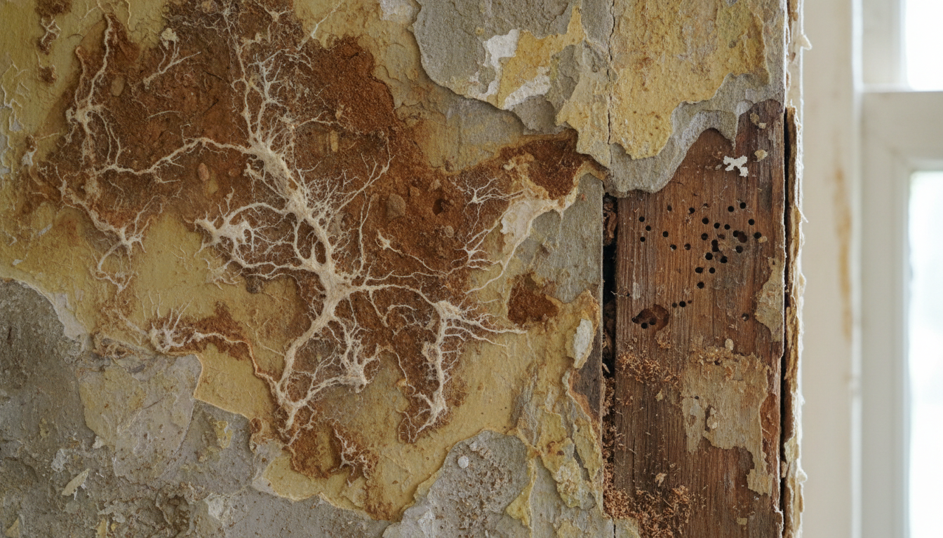 découvrez comment identifier les taches marron sur vos murs : s'agit-il de mérule, un champignon dangereux, ou d'insectes ? conseils et solutions pour protéger votre habitation.