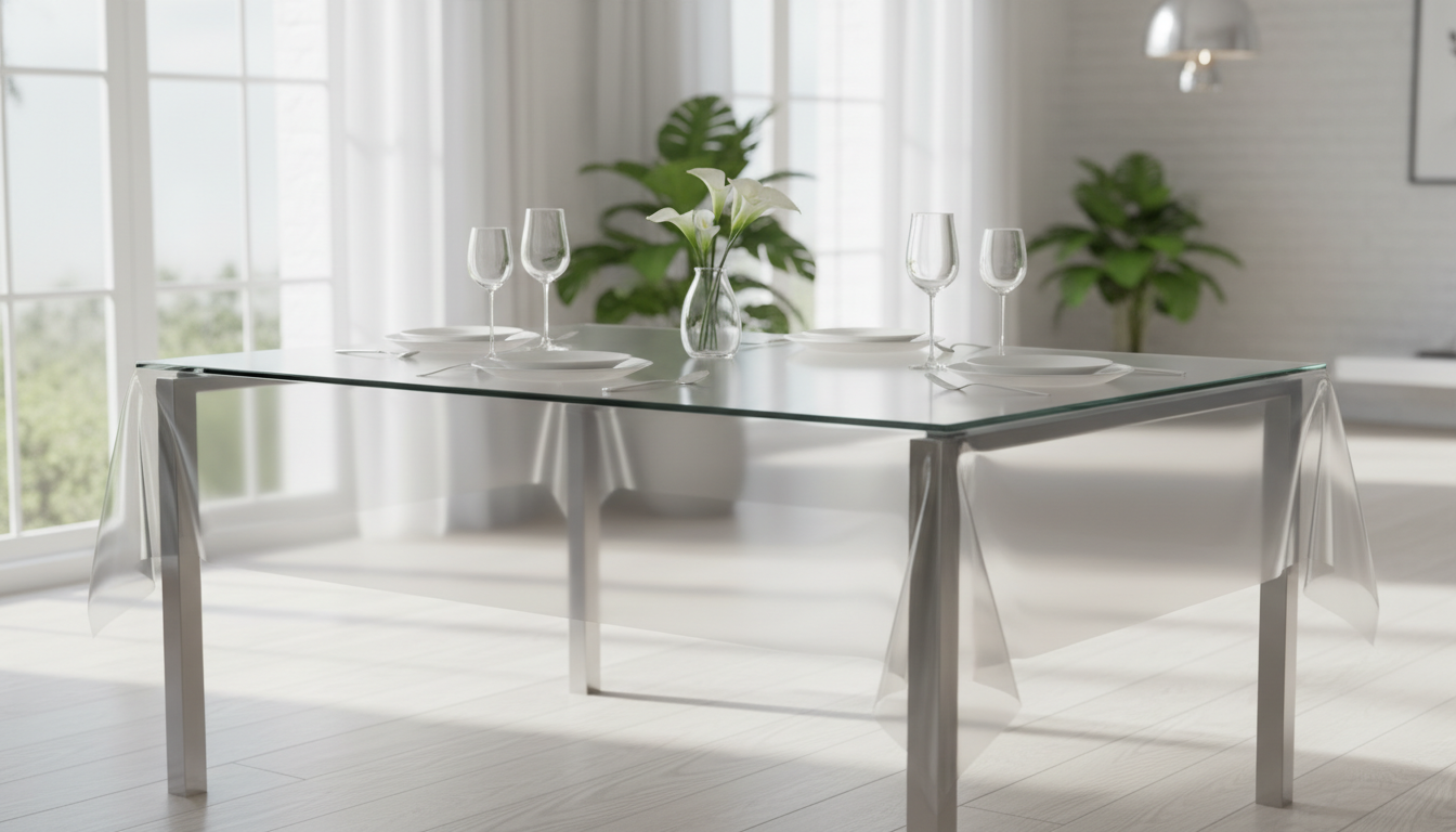 découvrez nos conseils pratiques pour bien poser une nappe transparente sur une table en verre, afin de protéger votre surface tout en conservant son élégance.